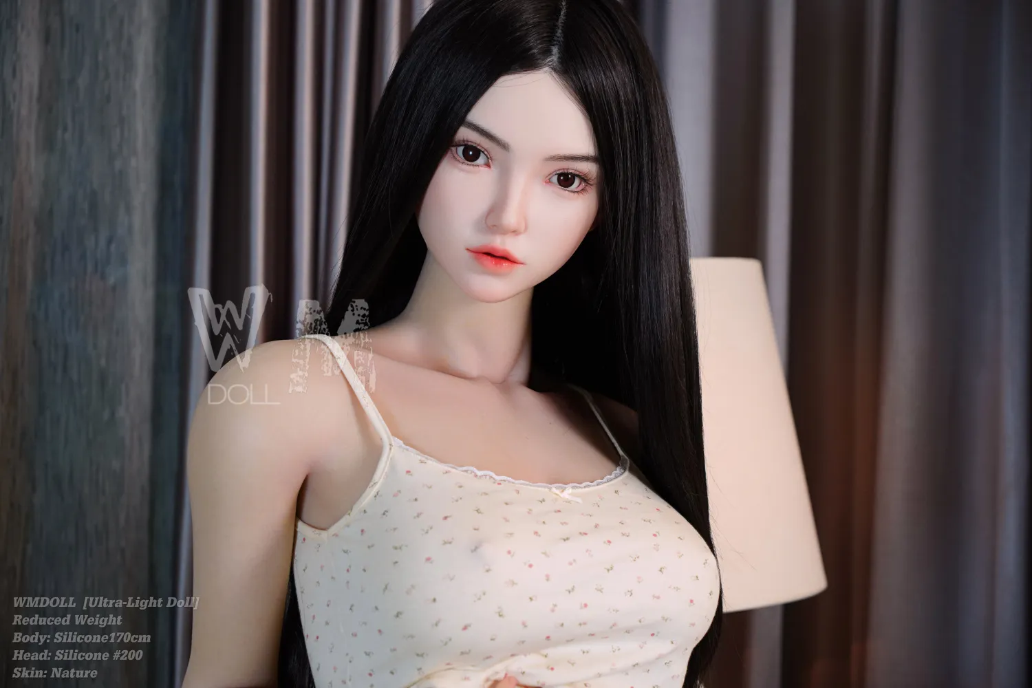 170cm (5ft7) D罩杯 輕量化矽膠與仿真設計 矽膠 性愛娃娃 头部 #200